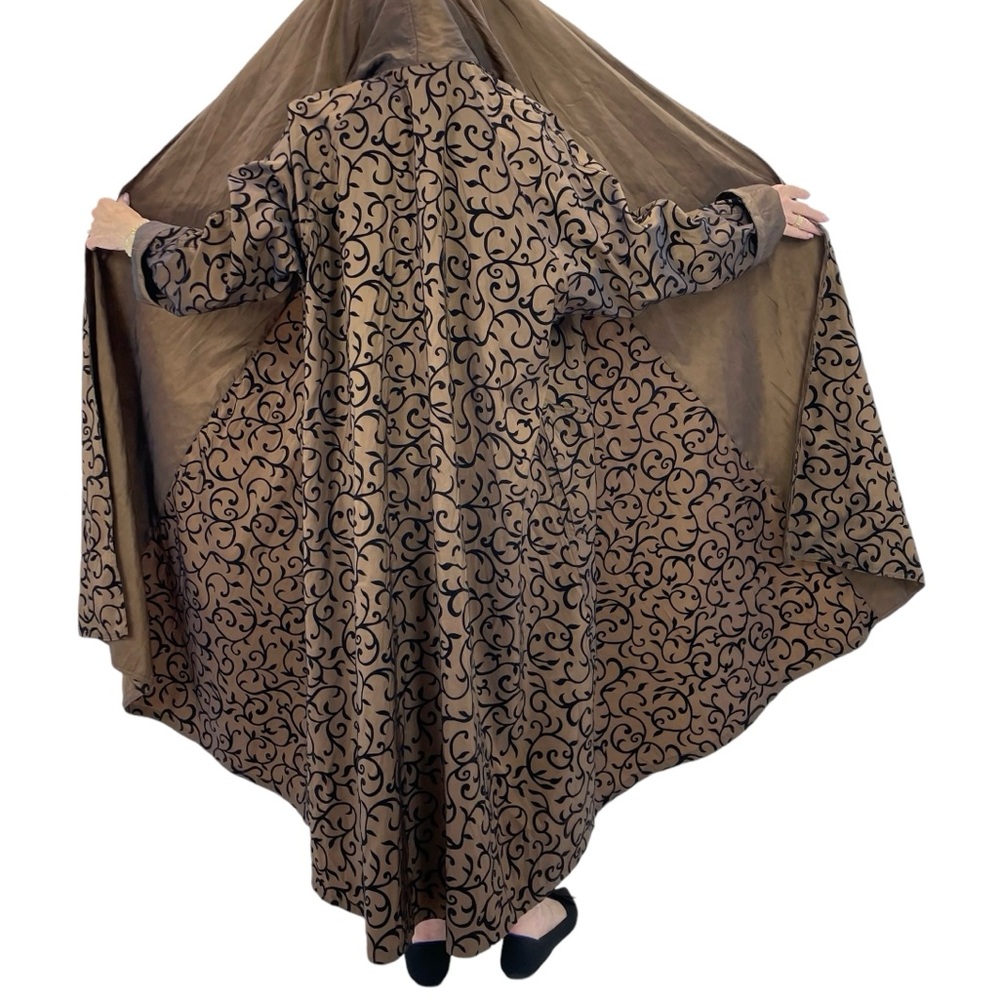 Mycra Pac Long Coat Bronze Scroll Medium - Picture 3 of 16